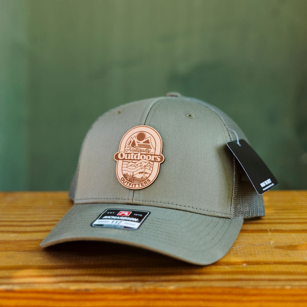 Naturallyoutdoors Leather Patch Trucker