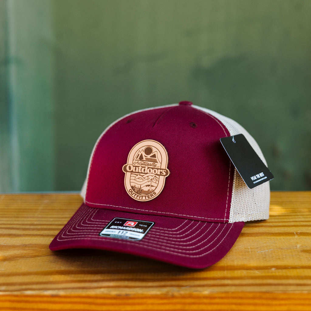Naturallyoutdoors Leather Patch Trucker