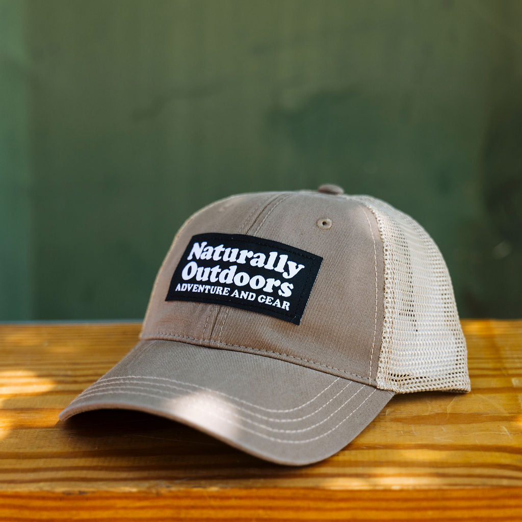 Naturallyoutdoors Woven Label Washed Trucker
