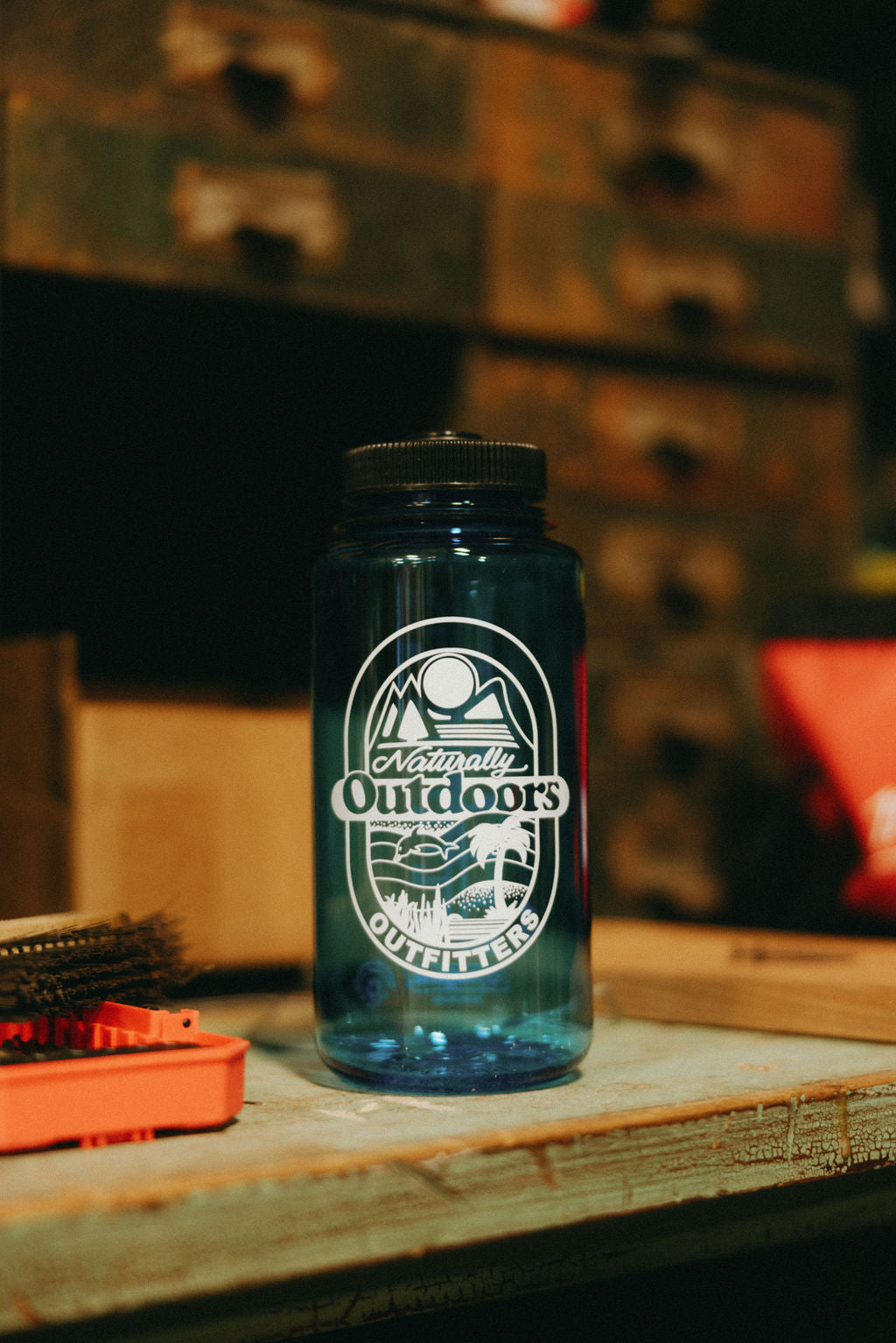 Oval Badge Logo 32oz Wide-Mouth Bottle