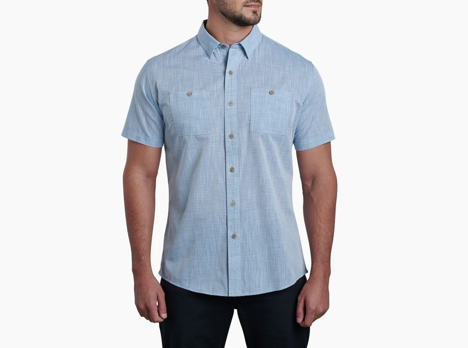 Karib Stripe Shirt for Men Horizon Blue